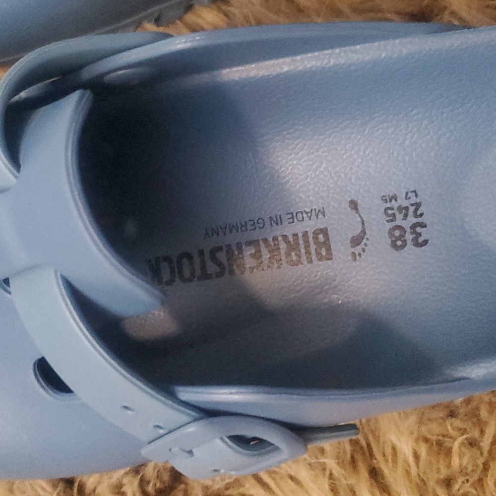Birkenstock Blue EVA Boston Clogs - Picture 2 of 5